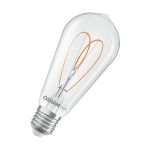 Osram Vintage 1906 LED E27 Edison Fadenlampe Klar 7.2W 806lm - 927 Extra Warmweiß | Höchste Farbwiedergabe - Dimmbar - Ersatz Für 60W