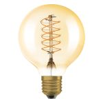 Ledvance Vintage 1906 LED E27 Globe Gold 4.8W 420lm - 822 Extra Warmweiß | Dimmbar - Ersatz für 37W