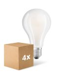 Mehrfachpackung 4x Ledvance  Classic LED E27 Birne Fadenlampe Matt 24W 3452lm - 827 Extra Warmweiß | Ersatz Für 200W