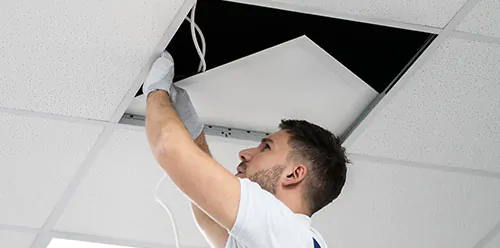 Installation eines Panels